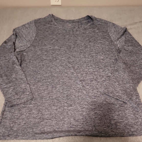 zuda Tops - Zuda Heather Teal Long Sleeve Top Womans Size 2x